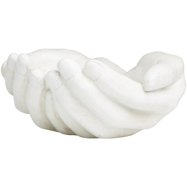 86202 Hands Pot White - A&B Wholesale Market Inc