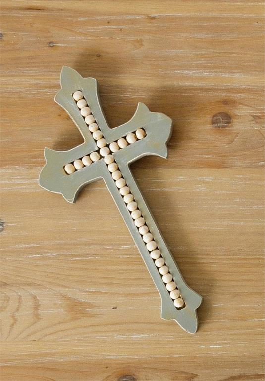 8W3103 Beaded Cross - A&B Wholesale Market Inc