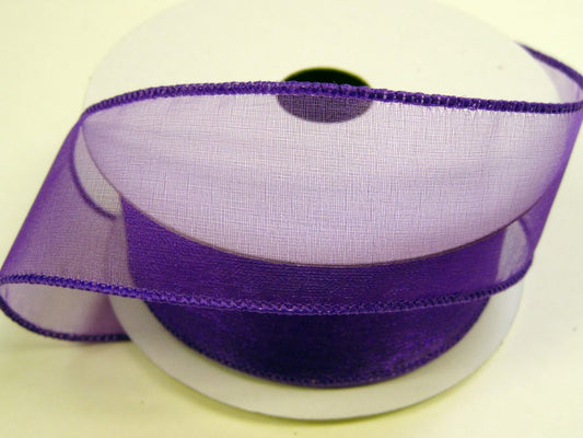 903409-48C GRAPE WIRED SHEER 1.5"X50Y