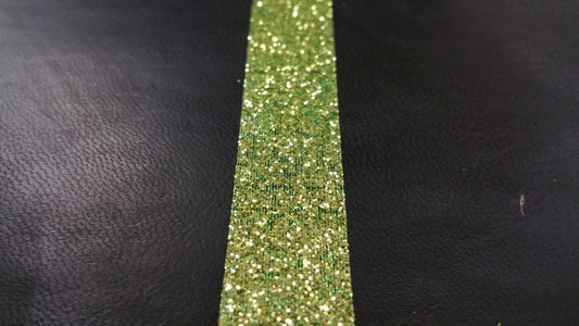 982903-09 LIME ALL GLITTER 5/8"X25Y