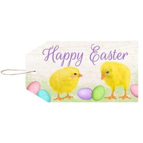 AP8716 Happy Easter Tag/Sign - A&B Wholesale Market Inc