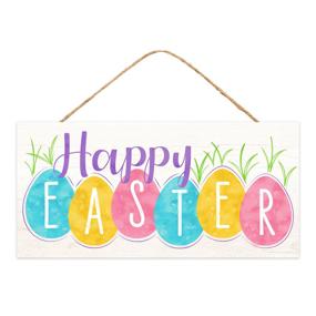 AP8731 Happy Easter/Eggs Sign - A&B Wholesale Market Inc