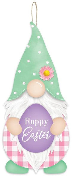 AP8902 Happy Easter Gnome Sign - A&B Wholesale Market Inc