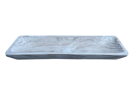 AW984931  25.75"L x 8.25"W Paulownia Wood Tray