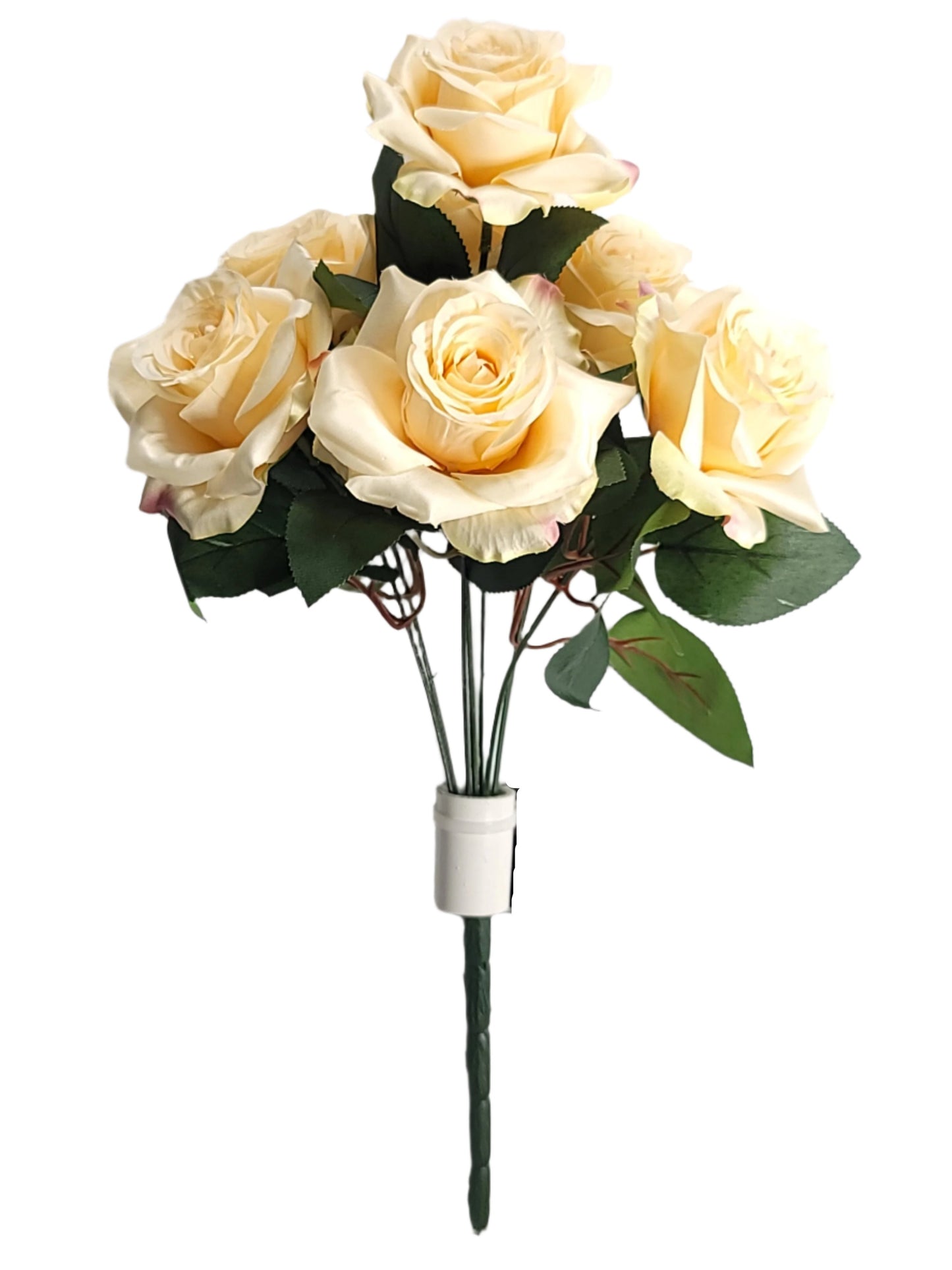 B23211-BEIG Diamond Rose Bush x7