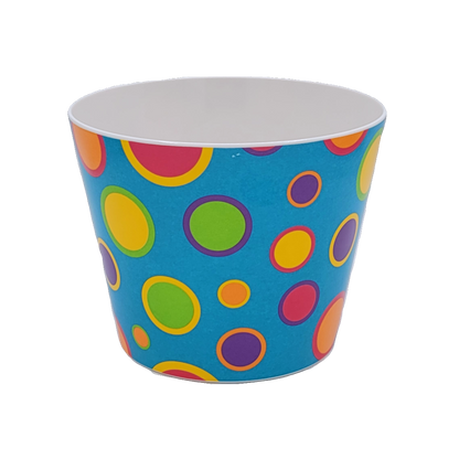 PC2002 3 Asst Polka Dot Melamine Pot