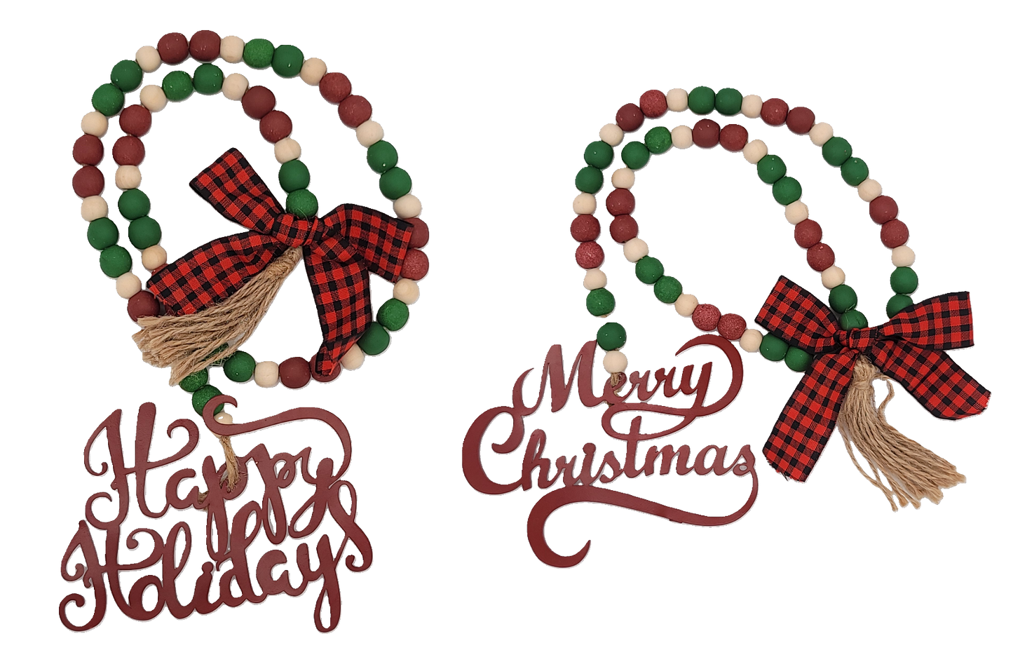 Holiday Word Beads