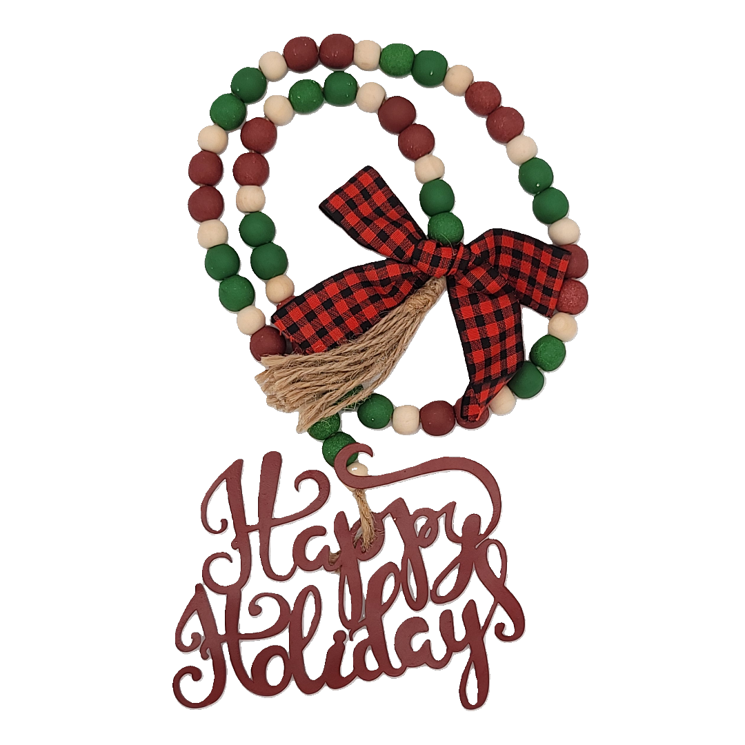 Holiday Word Beads