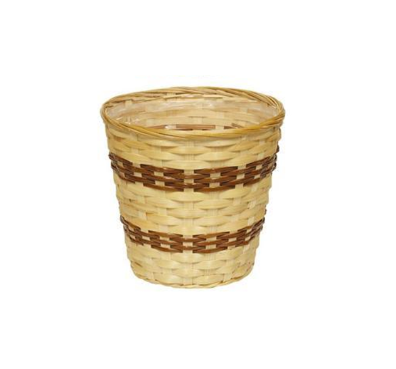 KP5077-   6" Bamboo/Fern Pot Cover