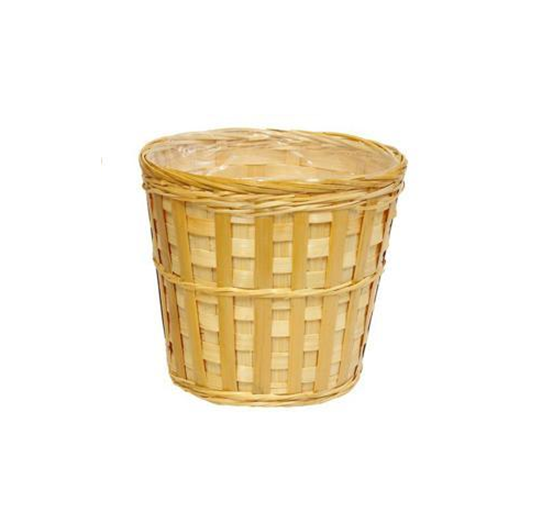 KP5077-   6" Bamboo/Fern Pot Cover