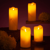 5999-Ivory Swinging Candle S4 - A&B Wholesale Market Inc