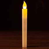 5991-IVORY 6pc Taper Candle - A&B Wholesale Market Inc