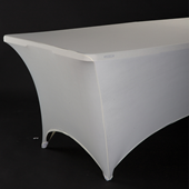 4208-Ivory 6' Rectangular Table Cover - A&B Wholesale Market Inc