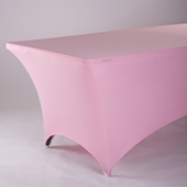 4208-PINK 6' Rectangular Table Cover - A&B Wholesale Market Inc