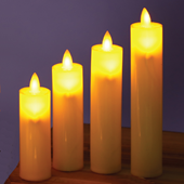 5986-IVORY Swinging Candle S4 - A&B Wholesale Market Inc