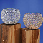 7659-GOLD Crystal Ball Centerpiece - A&B Wholesale Market Inc