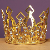 4992-Gold Crown 3.25" - A&B Wholesale Market Inc