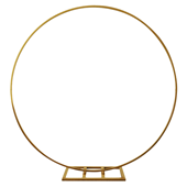 7892-Gold 84" Circle Stand - A&B Wholesale Market Inc