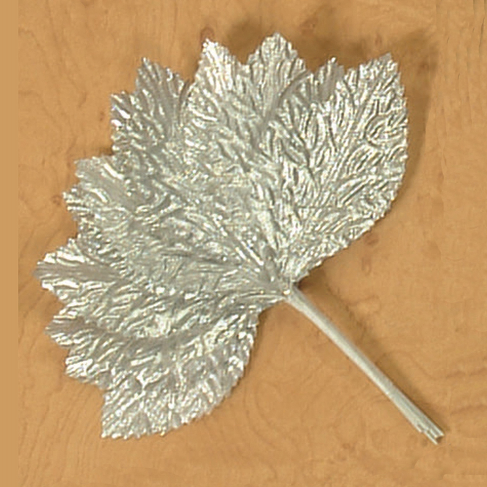 8552-SILVER    2.75" LEAVES, 12 PCS/BUNCH