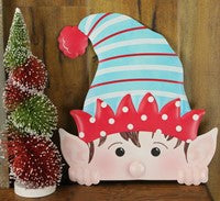 MD0744 Peeking Elf Sign - A&B Wholesale Market Inc