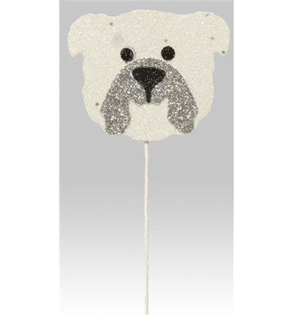 MZ1888 15.75"L GLITTERED BULLDOG PICK - A&B Wholesale Market Inc