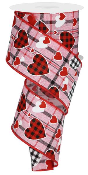 RGE107722 Check Heart/Mini Heart/Plaid - A&B Wholesale Market Inc