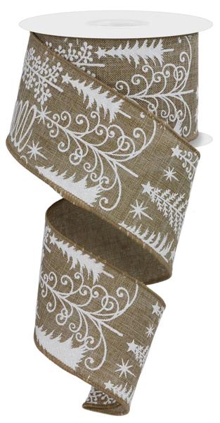 RGE162101 Multi Trees/Royal Burlap - A&B Wholesale Market Inc