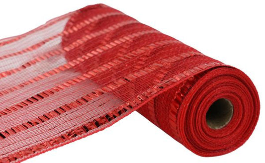 RY851824   10.5" x 10yd x L Wide Foil Stripe Mesh