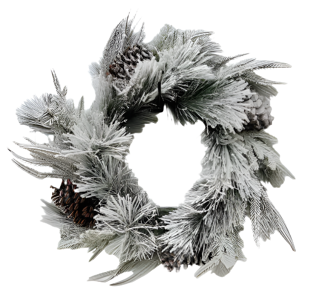 38232  FROST LONG NEEDLE MIX WREATH