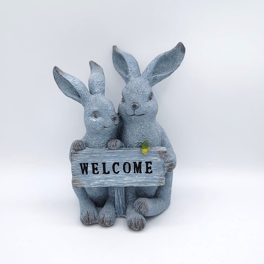 T22065 Welcome Double Bunny - A&B Wholesale Market Inc