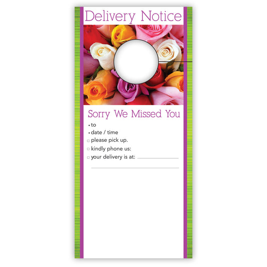 TT0006 TELL TAG: "Delivery Notice"