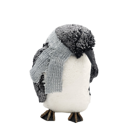 XN8083 11"-11.5"H PENGUIN W/SCARF S2