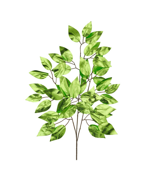 XS244439  23"L METALLIC FICUS SPRAY | Bundle of 12