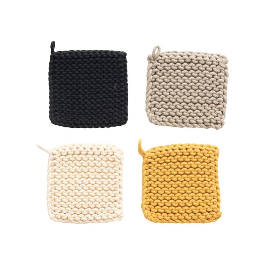 DF5465A Cotton Crochet Pot Holder - A&B Wholesale Market Inc