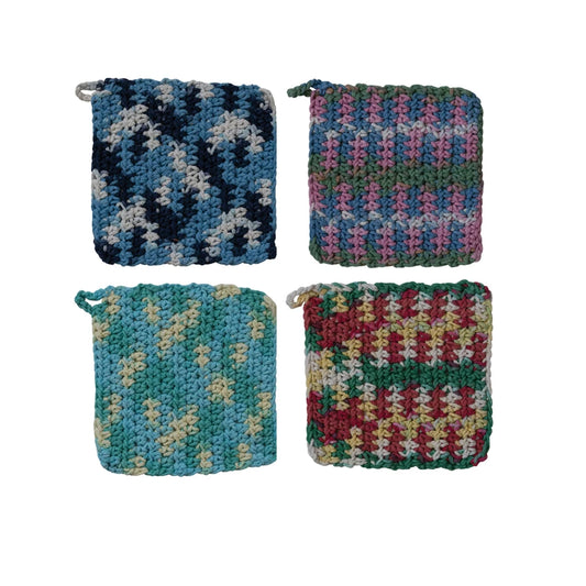 DF7513A Cotton Crochet Pot Holder - A&B Wholesale Market Inc