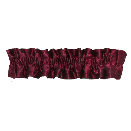 217204   GARTER- BURGUNDY