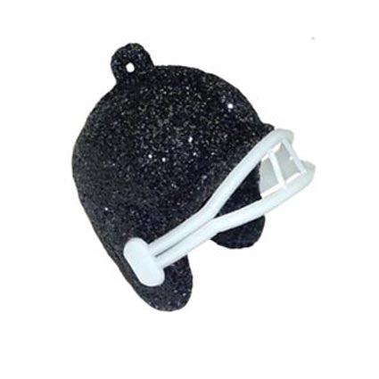 192700 Glitter Helmet Black S6 - A&B Wholesale Market Inc