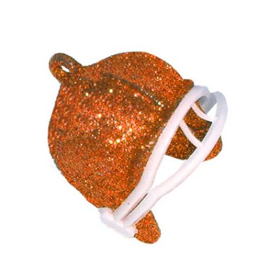 192720 Glitter Helmet Orange S6 - A&B Wholesale Market Inc