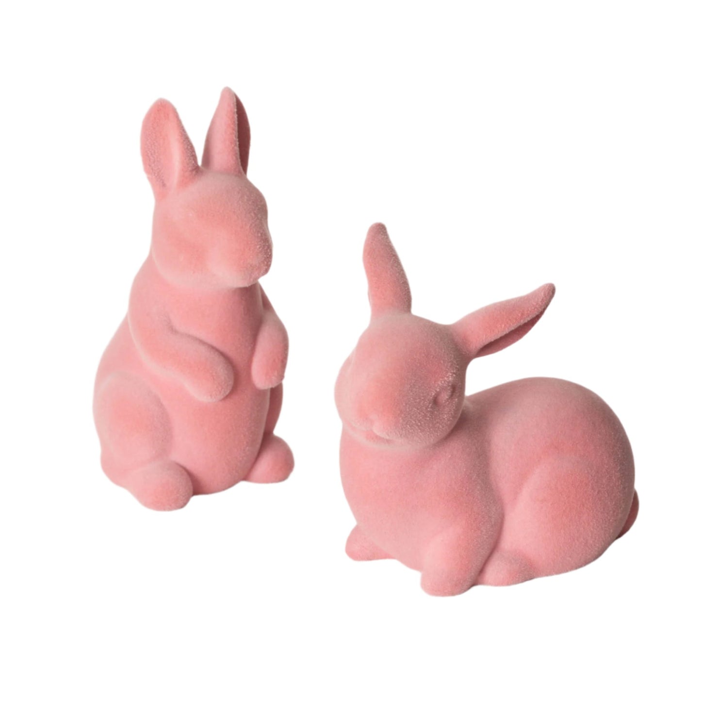 N3062 | BABY PINK BUNNY FIGURINES | SET OF 2