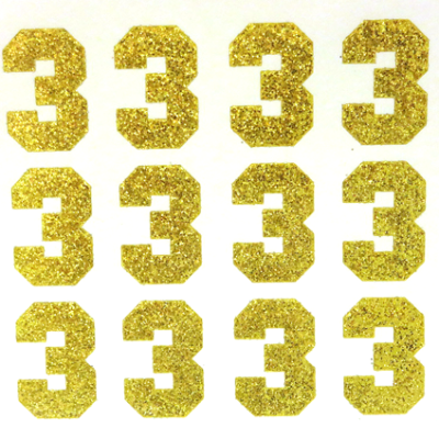 400670 #3 Soft Gold Number 1.5'' - A&B Wholesale Market Inc