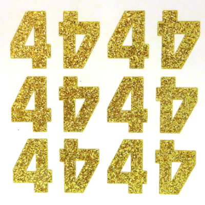 400680 #4 Soft Gold Number 1.5'' - A&B Wholesale Market Inc