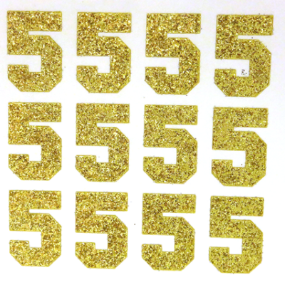 400690 #5 Soft Gold Number 1.5'' - A&B Wholesale Market Inc