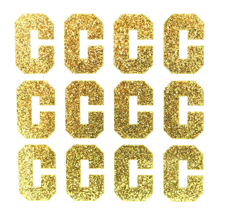 400420 C Soft Gold Letter 1.5'' - A&B Wholesale Market Inc