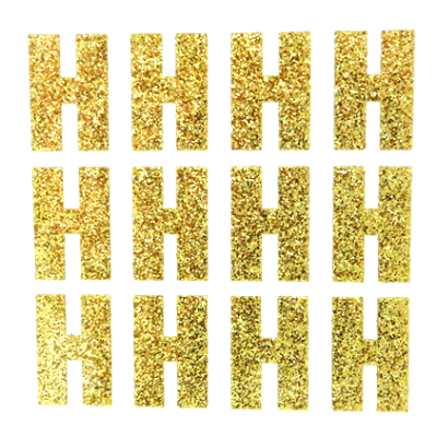 400470 H Soft Gold Letter 1.5'' - A&B Wholesale Market Inc