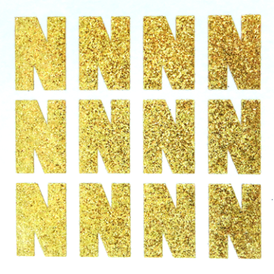 400530 N Soft Gold Letter 1.5'' - A&B Wholesale Market Inc