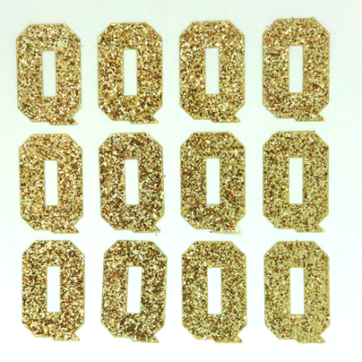 400560 Q Soft Gold Letter 1.5'' - A&B Wholesale Market Inc