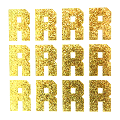 400570 R Soft Gold Letter 1.5'' - A&B Wholesale Market Inc