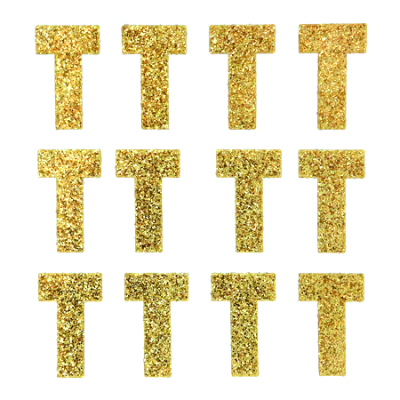 400590 T Soft Gold Letter 1.5'' - A&B Wholesale Market Inc