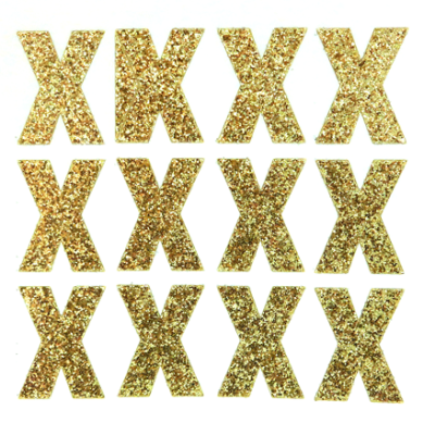 400630 X Soft Gold Letter 1.5'' - A&B Wholesale Market Inc