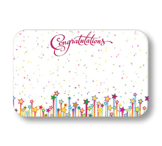 SP0620 CONGRATULATIONS CONFETTI ENCLOSURE CARD